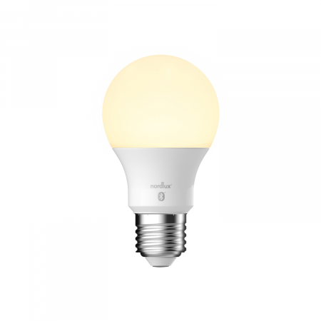 Nordlux Smart E27 klassische Birne dimmbares warmes Weiß 2700K 7,5W wie 60W - Smart Home System Bluetooth, WLAN